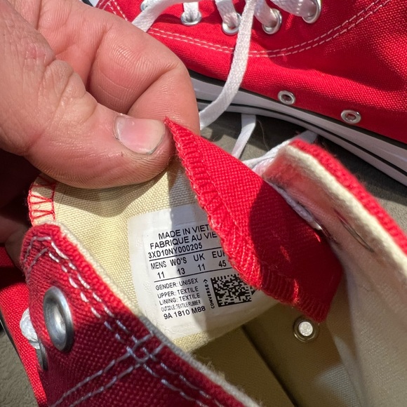 Converse Chuck Taylor All Star High Top Sneakers Mens 11 - Picture 2 of 3